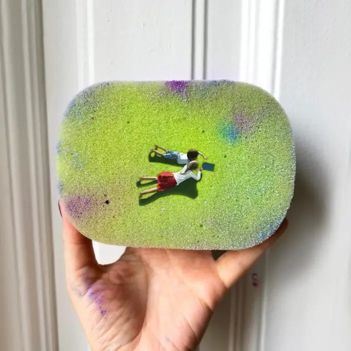 Golsa Golchini’s Miniature Art Is Most Definitely Sponge-Worthy.