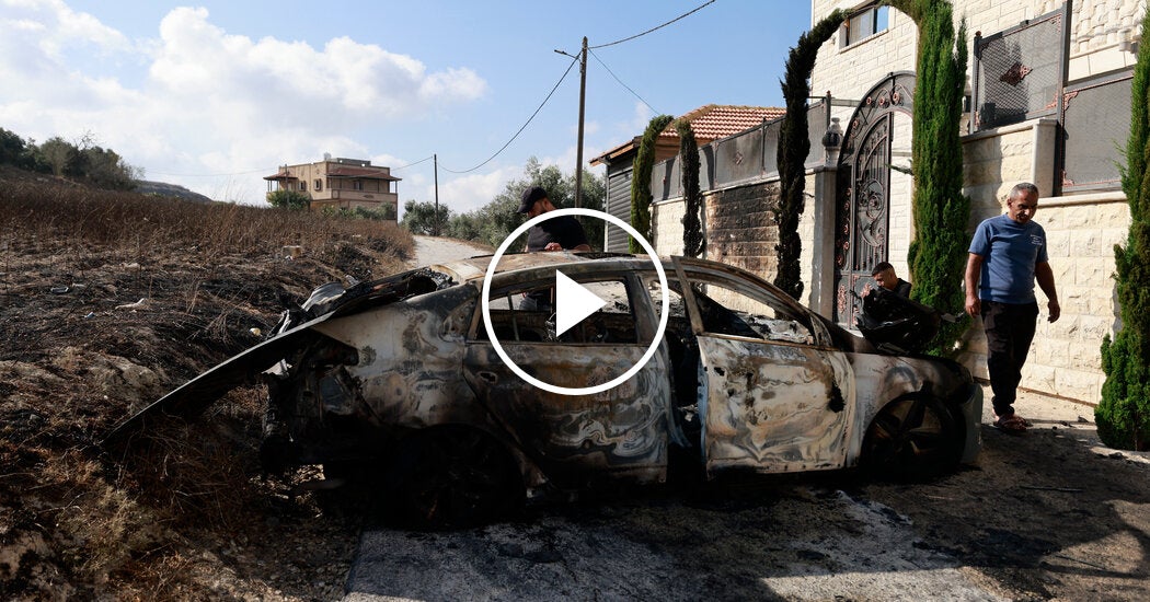 Israeli Settlers Attack a Palestinian Village in the West Bank