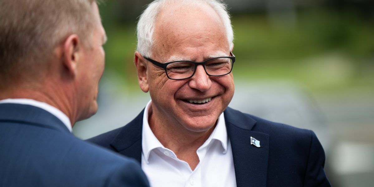 Tim Walz’s net worth is $330,000: less than the average American