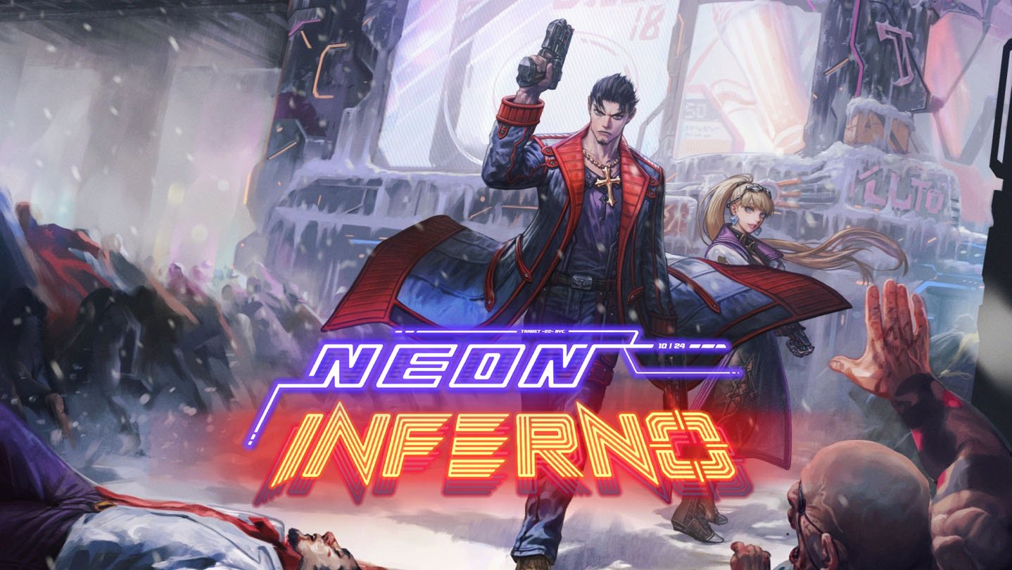 2D run-and-gun and gallery-shooter Neon Inferno announced for PC